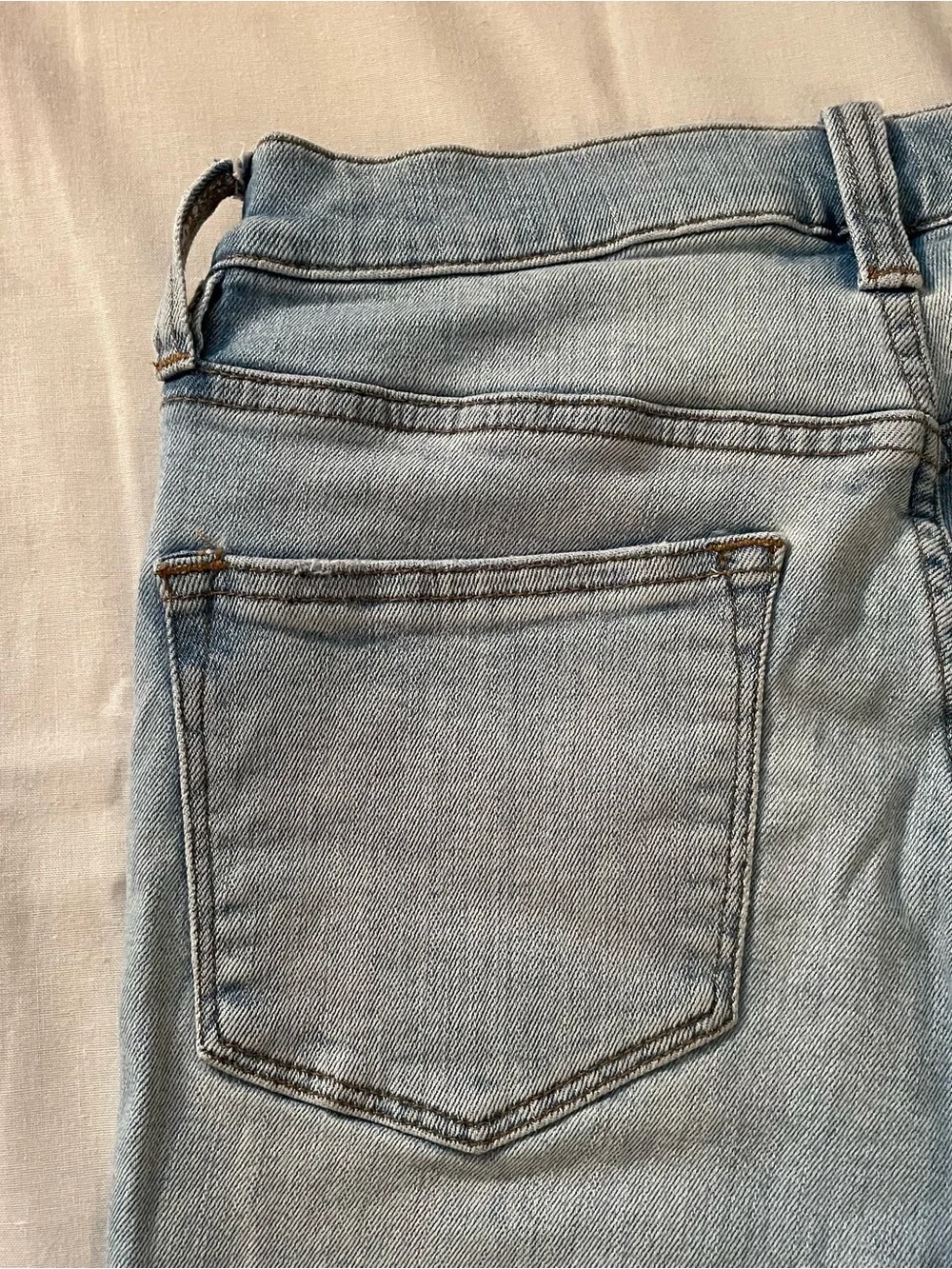 J. Crew Women's Light Wash 9” High-Rise Toothpick Button-Fly Jeans